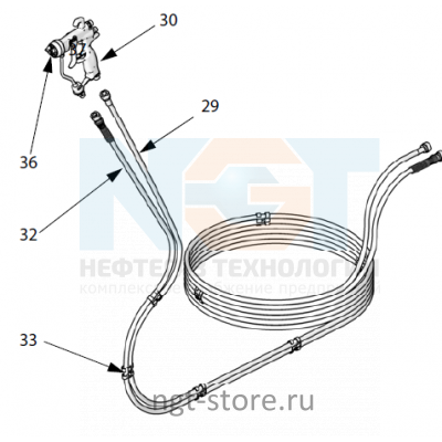 24F165 Graco Шланг FLUID 25 FT CS